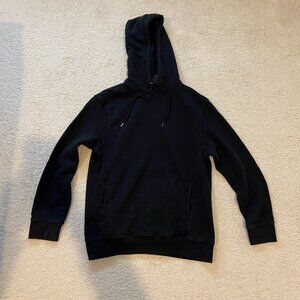 H&M Standard Fit Black Hoodie - Size L